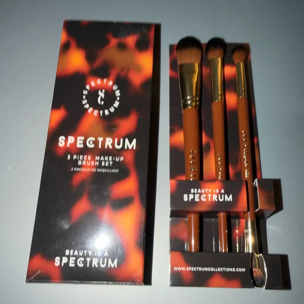 SPECTRUM Pantherine 3 Piece Makeup Brush Set